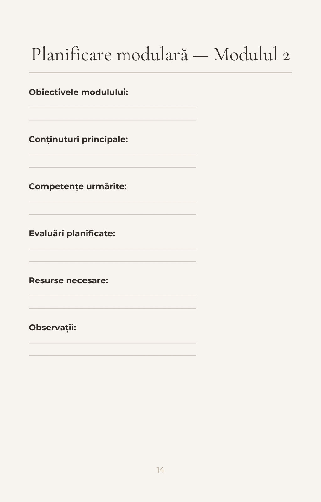 Agenda profesorului