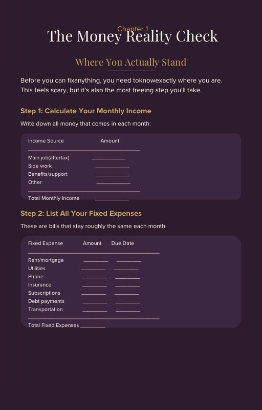The Broke Girl Reset-Ebook Guide