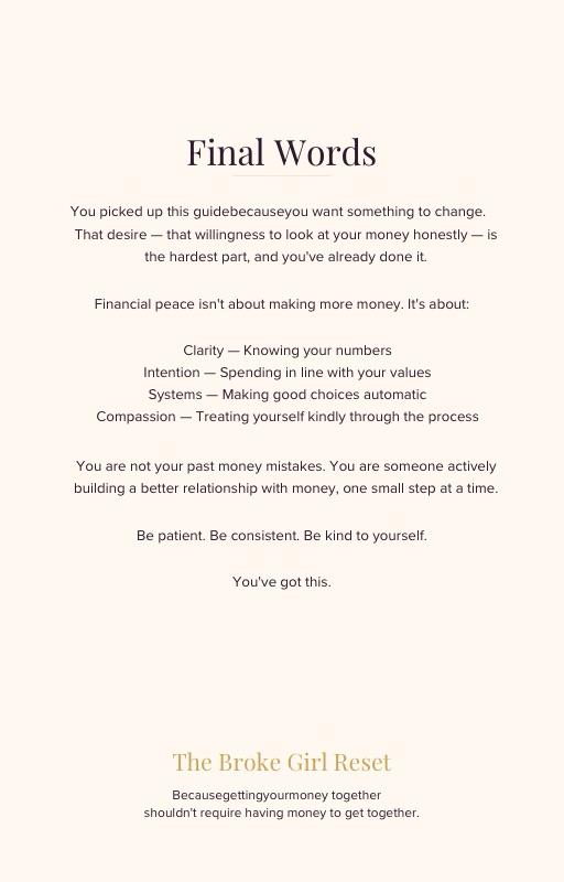 The Broke Girl Reset-Ebook Guide